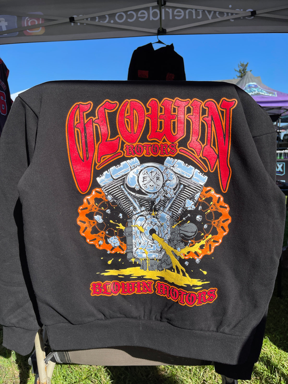 Glowin Rotor Blowin Motors Hoodie