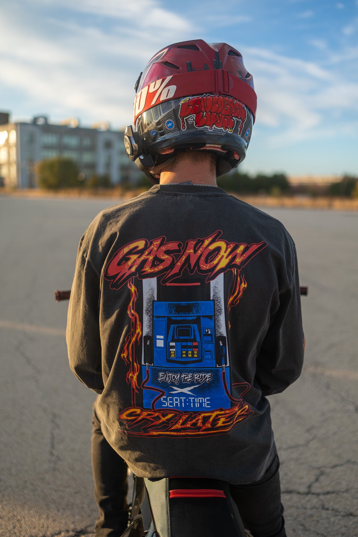 Gas Now Cry Later Long Sleeve (Oversized)