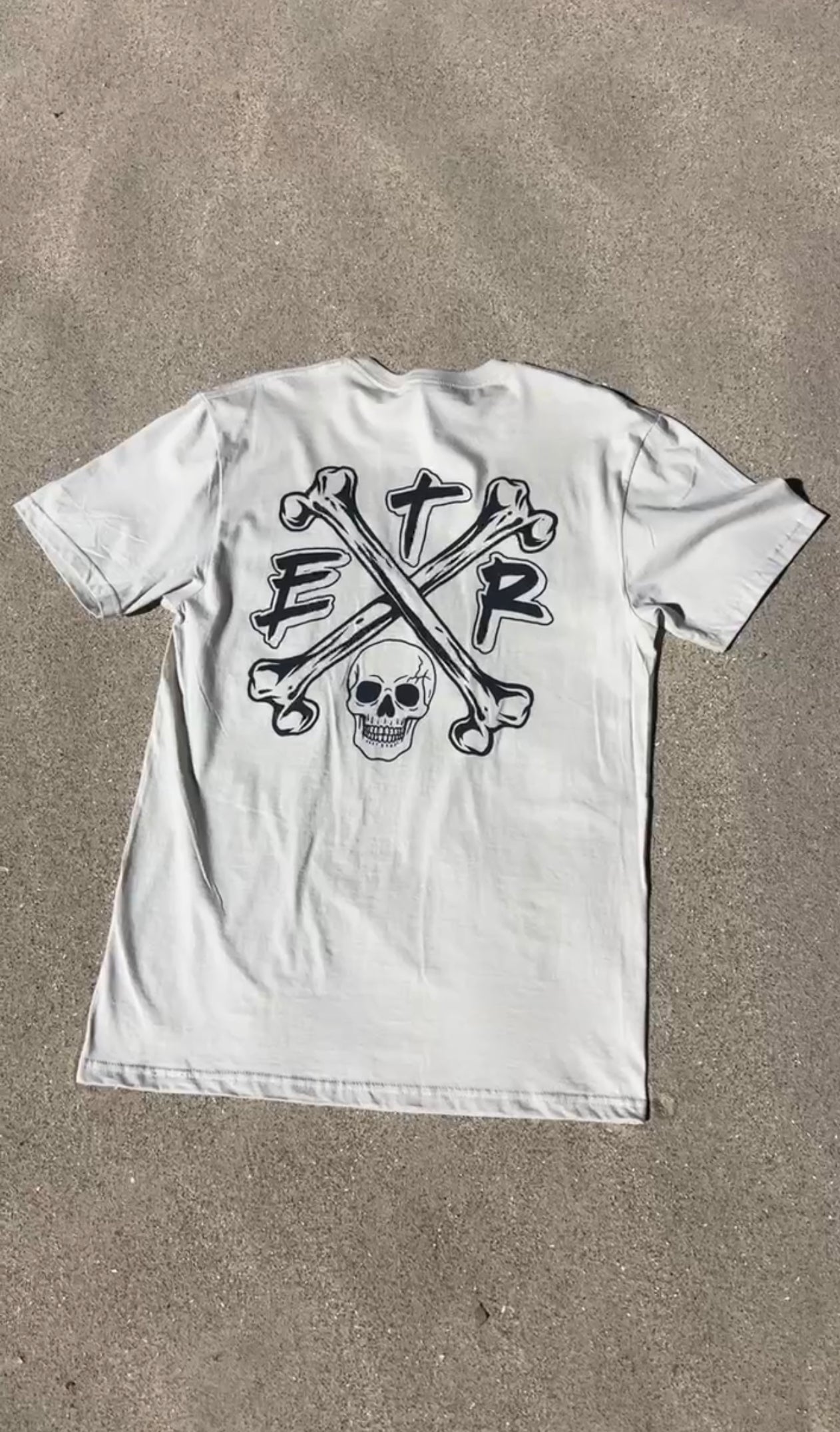 Crossbones Tee (Sand Tan)