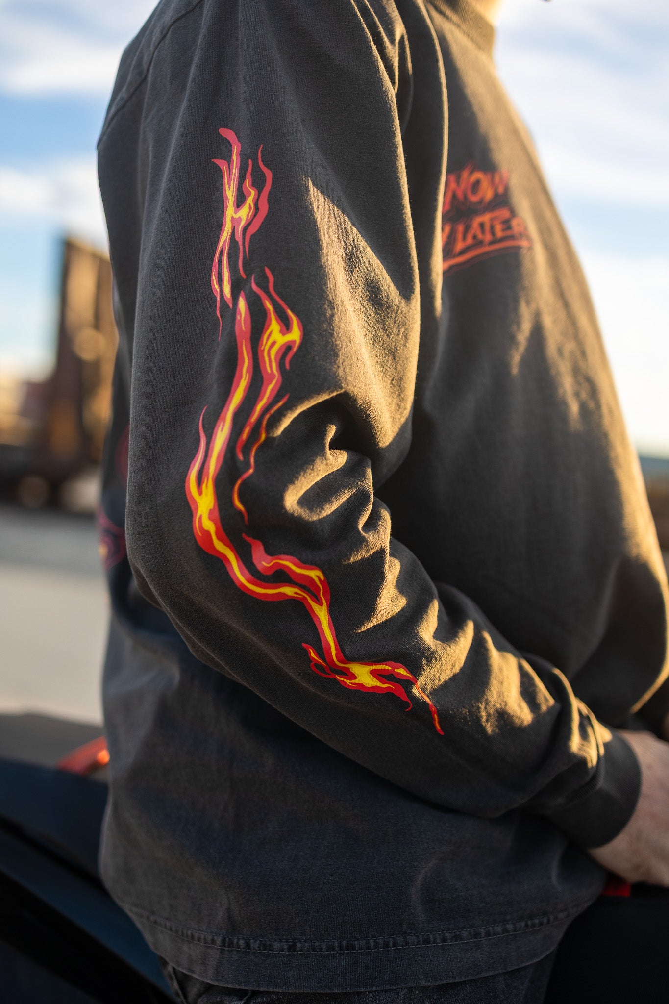 Gas Now Cry Later Long Sleeve (Oversized)