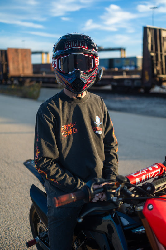 Gas Now Cry Later Long Sleeve (Oversized)