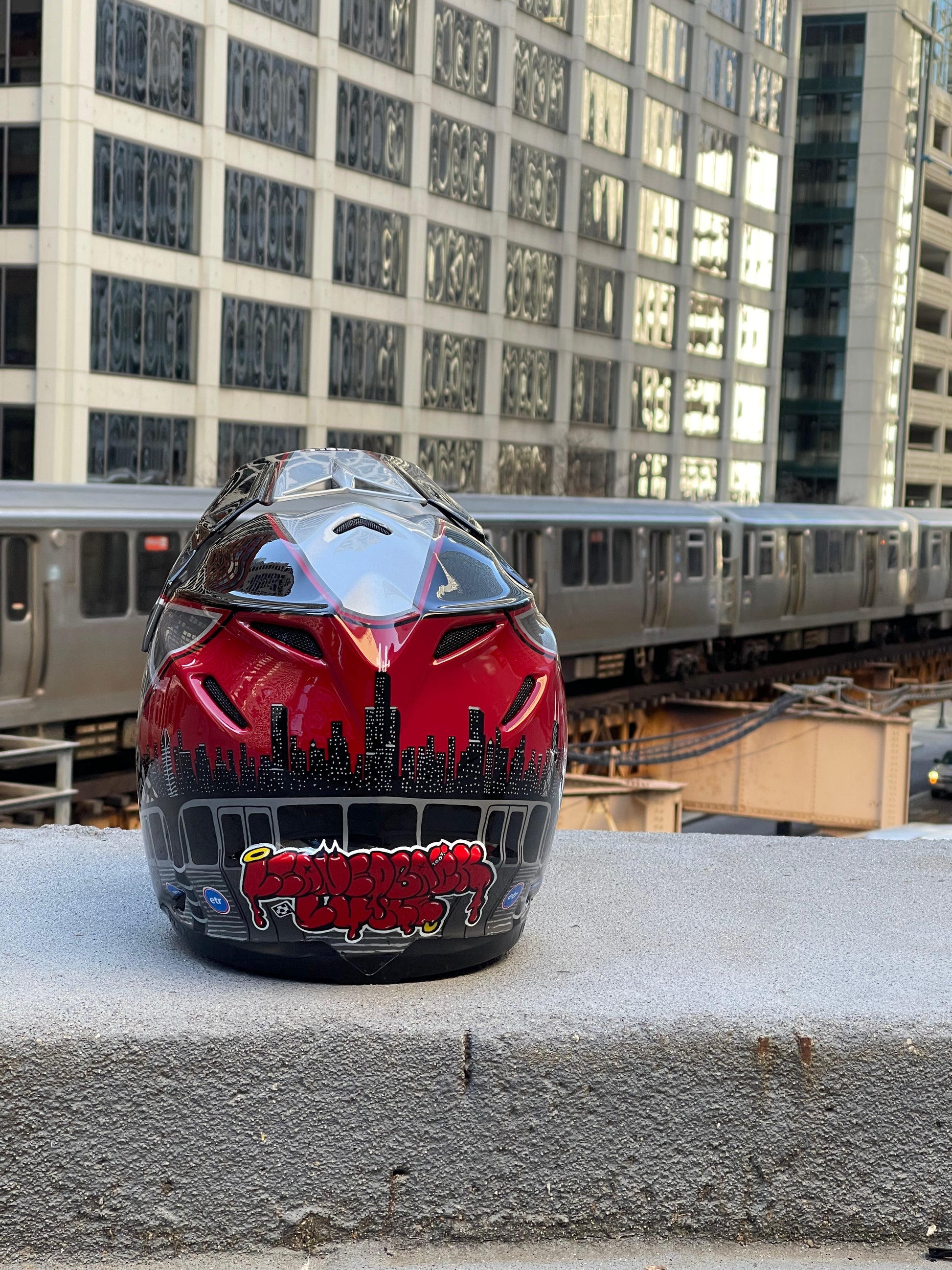 custom graphic motorcycle helmets Custom Painted Motorcycle Helmet Deposit – enjoytheride