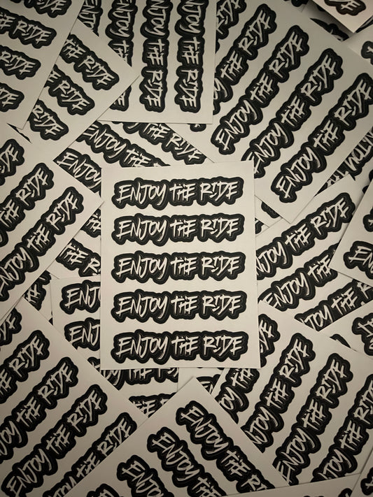 ENJOY THE RIDE Stickers